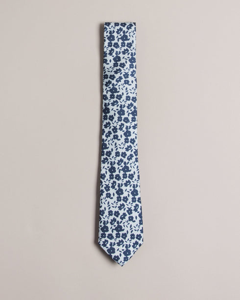 TOMMASO-Ties-Elevate your style with our TOMMASO tie to bring a a touch of whimsy to your wardrobe. Crafted from premium silk, this tie features a captivating floral pattern that embraces the beauty of nature. Silk tie Ditsy floral print Lined- Ted Baker Romania
